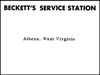 Beckett's Service Station