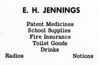 E. H. Jennings Sundry