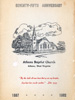 Athens Baptist Church 75 years anniversary program.