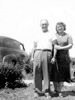Garland Sr. and Helen, with the GMC Suburban Panel Body Truck.