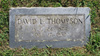Tombstone of D. L. Thompson