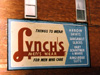 These last photos were taken in the neighboring community of Princeton, West Virginia. This vintage sign promoting the wares of Lynch's Men's Wear, a local business, has been painted on the side of a building in the downtown area for decades. Unfortunately, the business closed in 1997 after 89 years.